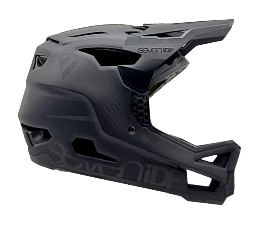 7iDP, Project 23 Carbon, Full Face Helmet, Black/Raw Carbon, S, 55 - 56cm