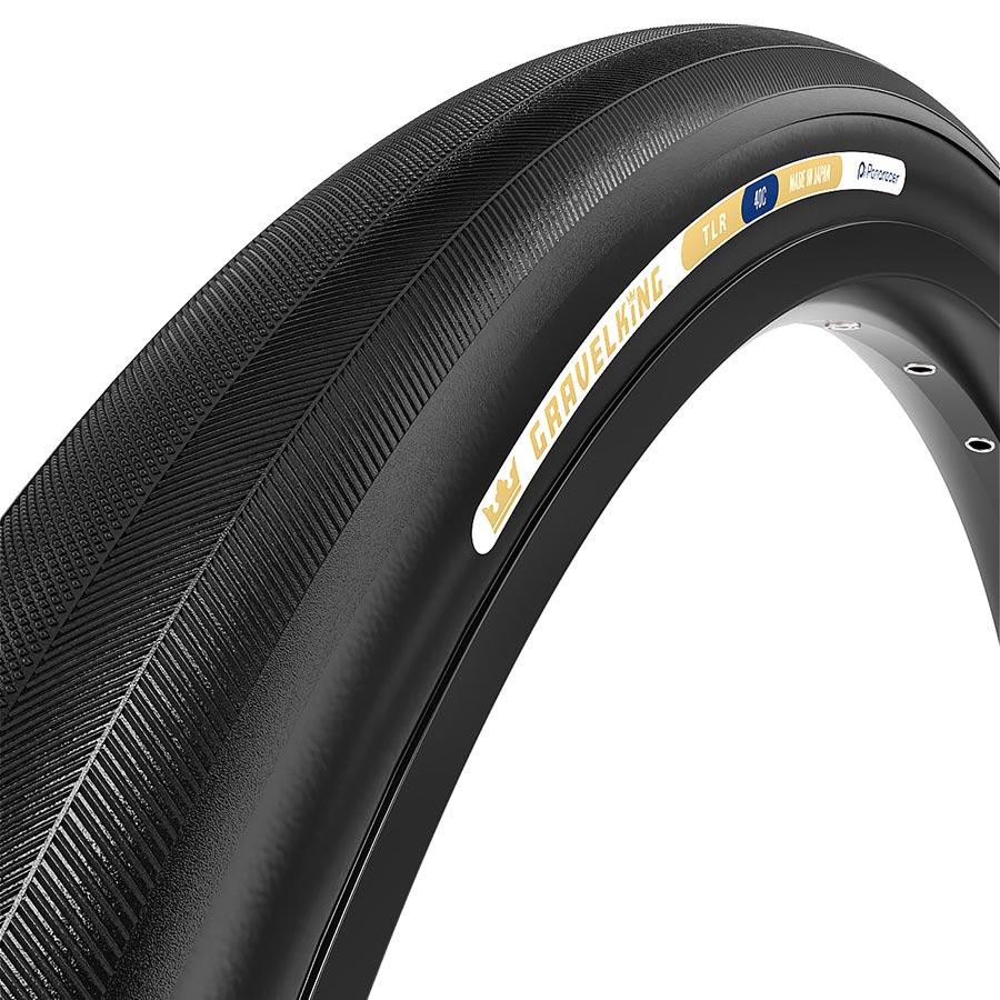 Panaracer, GravelKing, Gravel Tire, 700x26C, Folding, Clincher, ZSG AR, Tuff Tex, 120, Black