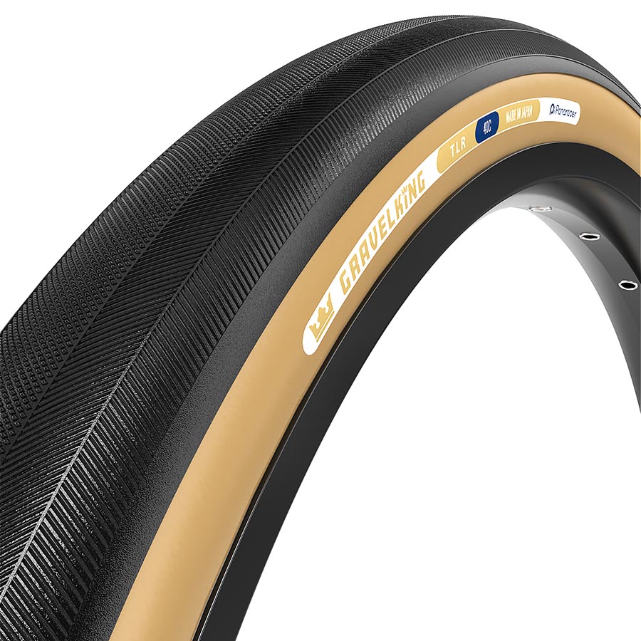 Panaracer, GravelKing, Gravel Tire, 700x26C, Folding, Clincher, ZSG AR, Tuff Tex, 120, Black