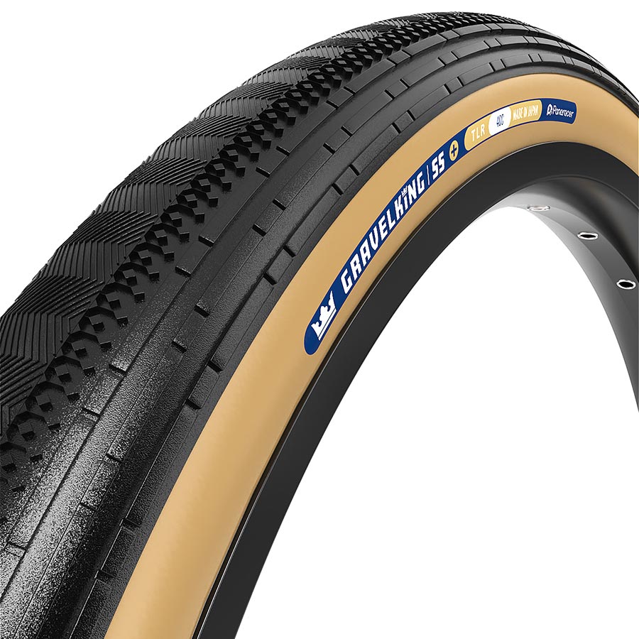 Panaracer, GravelKing SS+, Gravel Tire, 700x28C, Folding, Clincher, ZSG AR, Tuff Tex+, 120, Black
