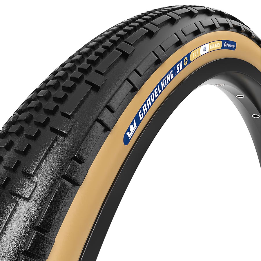 Panaracer, GravelKing SK+, Gravel Tire, 700x35C, Folding, Tubeless Ready, ZSG Gravel, Tuff Tex+, BeadLock, 120, Black