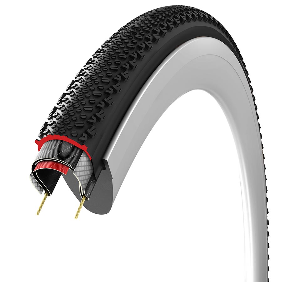 Vittoria, Terreno T50, Gravel Tire, 700x40C, Folding, Tubeless Ready, Black