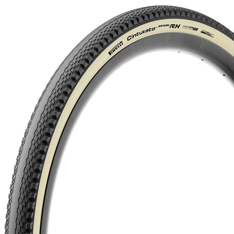 Pirelli, Cinturato Gravel RH HP-Line, Gravel Tire, 700x40C, Folding, Tubeless Ready, SmartEVO GR, ProWALL Gravel, 120TPI, Black