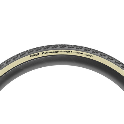 Pirelli, Cinturato Gravel RM HP-Line, Gravel Tire, 700x40C, Folding, Tubeless Ready, SmartEVO GR, ProWALL Gravel, 120TPI, Black