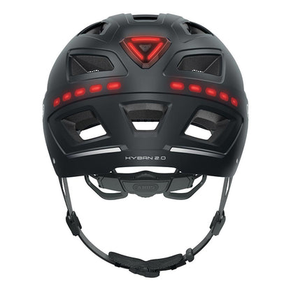 Abus, Hyban 2.0 LED, Helmet, L, 56 - 61cm, Signal Black