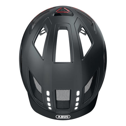 Abus, Hyban 2.0 LED, Helmet, L, 56 - 61cm, Signal Black
